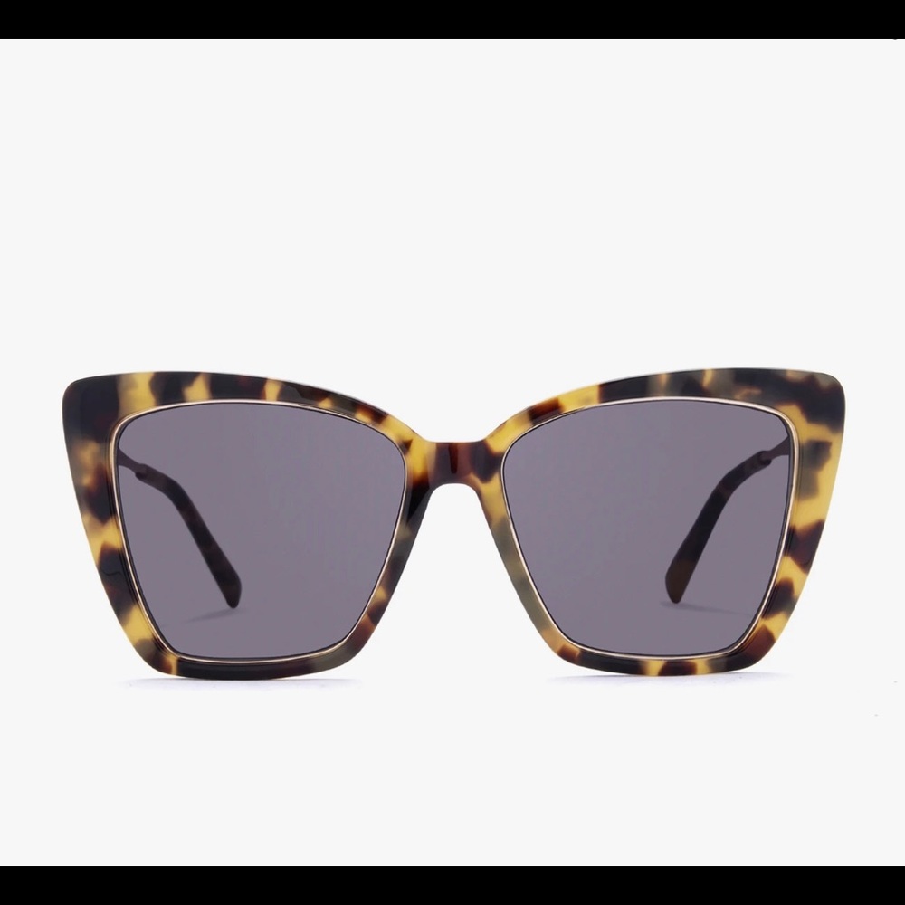 DIFF Becky IV tortoise shell oversized sunglasses